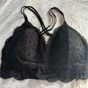 Maurices Black Lace Bralette